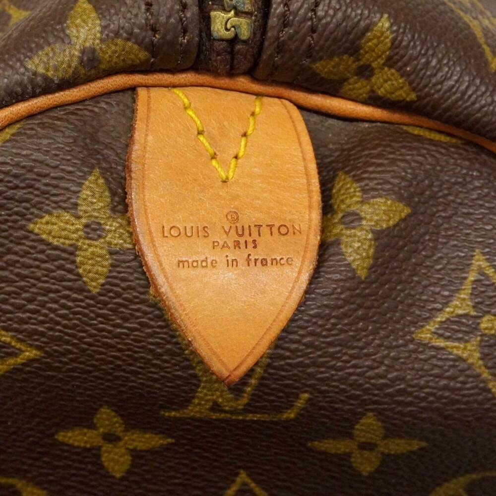 LOUIS VUITTON Brown Monogram Keepall 60 Boston Bag - Picture 5 of 12